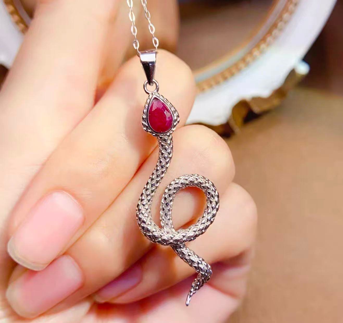 Natural Ruby Necklace