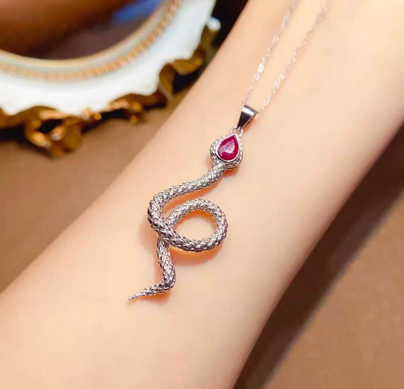 Natural Ruby Necklace - 图片 2